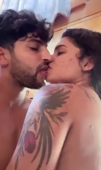 Reshmi Exclusive Kissing Her Boyfriend