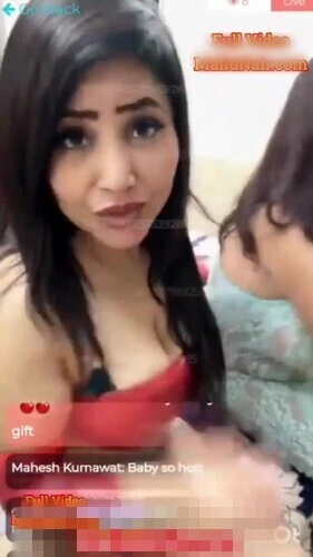Rajsi Verma and Soniya Couple Showing Boobs & Ass and Rubbing Pussy on Lesbian Chat