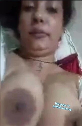 Actress Natasha Topless Boob show on live cam 2