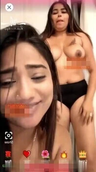 Rukhs Khandagle and Preeti Puneet Lesbian Boobs Suck and Chocolate Play On Live