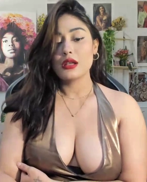 Goddess Anna Hot in Sexy Top Dress 2