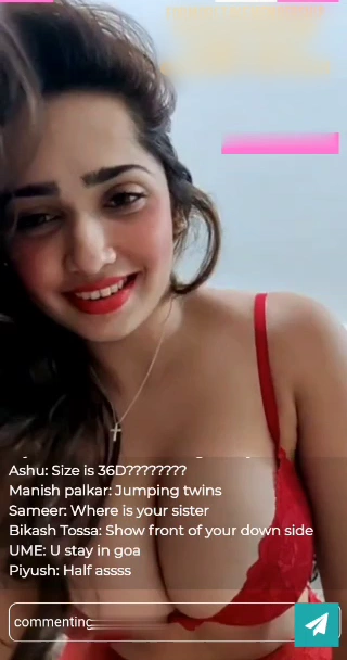 Aditi Mistry Latest Live 4