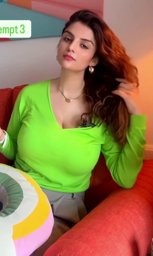 ANVESHI JAIN MASSIVE BOOBS NAUGHTY TEASE