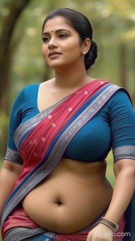 Beautiful Woman in Traditional Saree