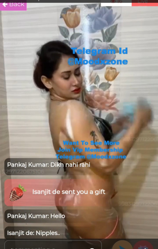 Actress Priyanka Biswas Latest Shower Live Show