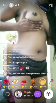 Gorgeous Looking Babe Honey Telugu in Saree Full Show 121