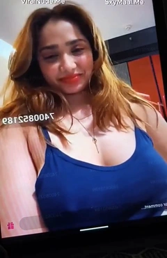 Aditi Mistry Nude live In Blue Top Released Part 4