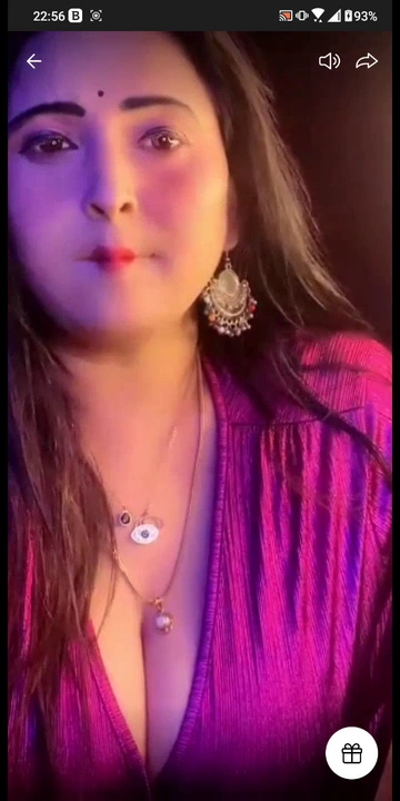 Sanjana Deep Cleavage Show on Tango Live 34
