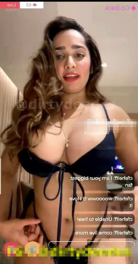 ADITI MISTRY BLUE BIKINI