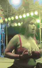 Hot Girl Dancing Showing Her Boobs